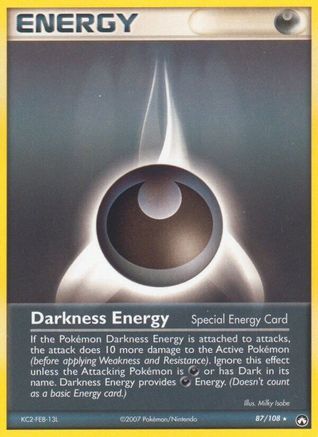 Darkness Energy (Special) 087/108  Power Keepers - Rare