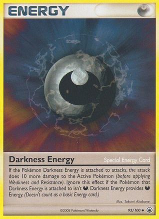 Darkness Energy 093/100  - Reverse Holofoil Majestic Dawn - Uncommon