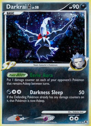 Darkrai G 003  - Reverse Holofoil Rising Rivals - Holo Rare