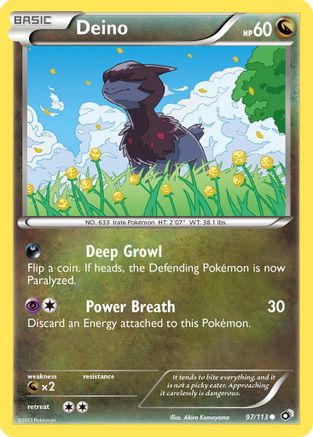 Deino 097  - Reverse Holofoil Legendary Treasures - Common