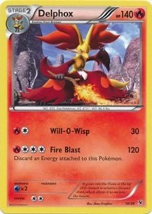 Delphox 010  Kalos Starter Set - Common
