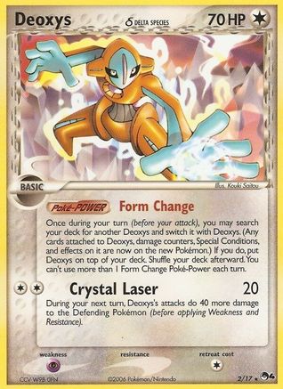 Deoxys (Delta Species) 002/017  POP Series 4 - Rare