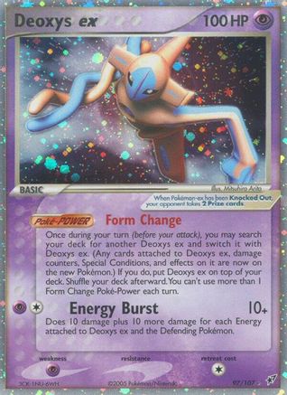 Deoxys ex (Normal Forme) 097  Deoxys - Ultra Rare