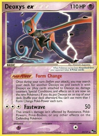 Deoxys ex 017  POP Series 4 - Ultra Rare