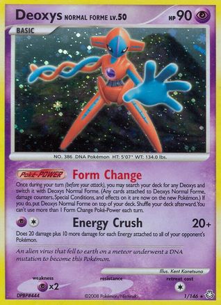 Deoxys Normal Forme 001  - Reverse Holofoil Legends Awakened - Holo Rare