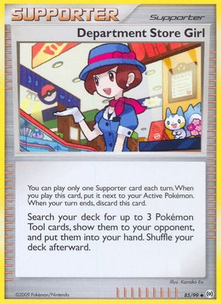 Department Store Girl 085/99  - Reverse Holofoil Arceus - Uncommon