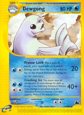 Dewgong (7) 007  Skyridge - Rare