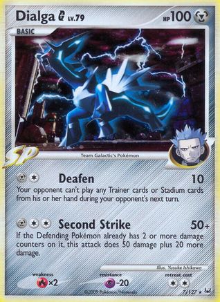Dialga G 007  - Holofoil Platinum - Holo Rare