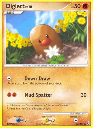Diglett 085/132  Secret Wonders - Common