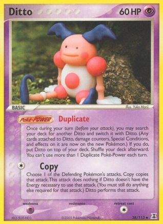 Ditto 038/113  Delta Species - Uncommon
