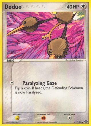 Doduo 045  Emerald - Common