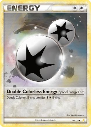 Double Colorless Energy 103/123  HeartGold SoulSilver - Uncommon