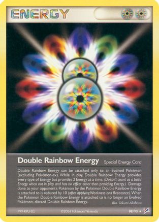 Double Rainbow Energy 088/95  - Reverse Holofoil Team Magma vs Team Aqua - Rare