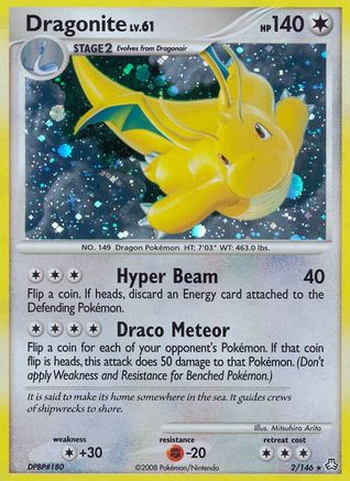 Dragonite 002  - Reverse Holofoil Legends Awakened - Holo Rare