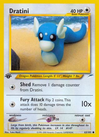 Dratini 063/105  - Unlimited Neo Destiny - Common