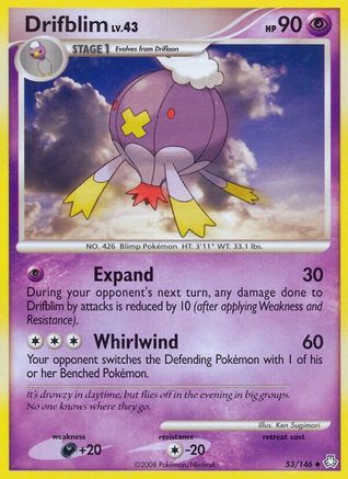 Drifblim 053  Legends Awakened - Uncommon