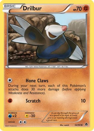Drilbur (54) 054  Emerging Powers - Uncommon