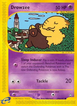 Drowzee (74a) 74a/147  Aquapolis - Common