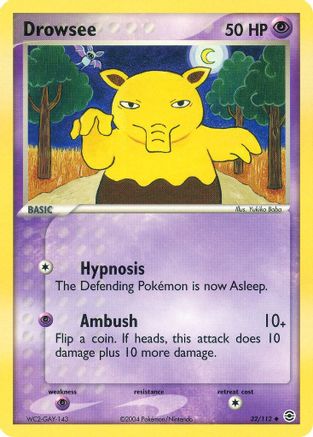 Drowsee 032  FireRed & LeafGreen - Uncommon