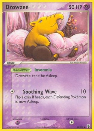 Drowzee 054/109  Team Rocket Returns - Common