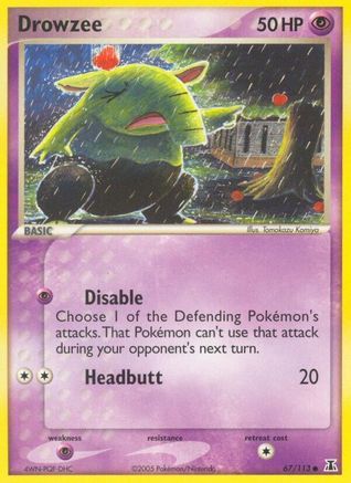 Drowzee 067/113  Delta Species - Common