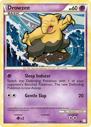 Drowzee 062/123  HeartGold SoulSilver - Common