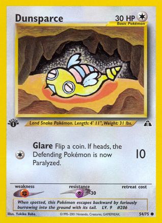 Dunsparce 054/75  - Unlimited Neo Discovery - Common