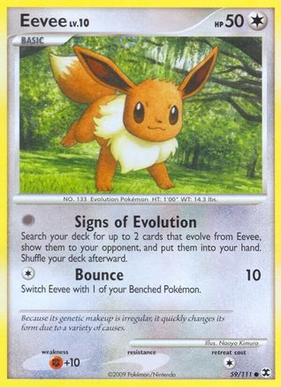 Eevee 059/111  Rising Rivals - Common