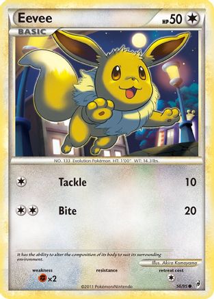 Eevee 056/95  Call of Legends - Common