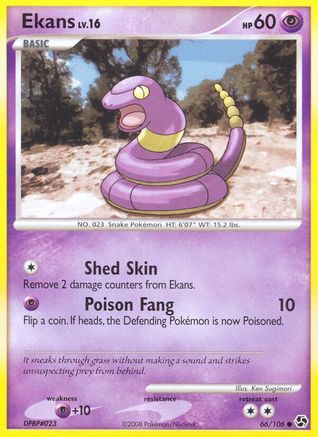 Ekans 066  - Reverse Holofoil Great Encounters - Common