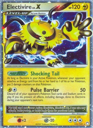 Electivire LV.X 121  - Holofoil Mysterious Treasures - Ultra Rare
