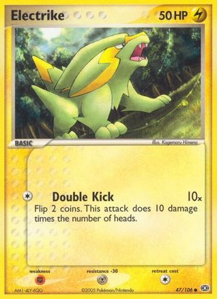 Electrike 047/106  - Reverse Holofoil Emerald - Common