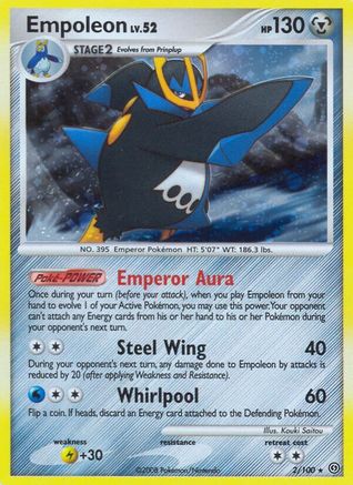 Empoleon 002  - Holofoil Stormfront - Holo Rare