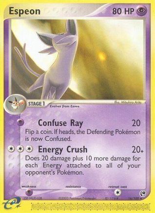 Espeon 016/100  Sandstorm - Rare