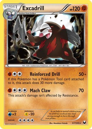 Excadrill (57) 057  Dark Explorers - Rare