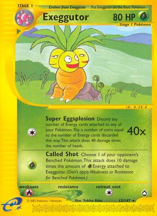 Exeggutor (12) 012  Aquapolis - Rare