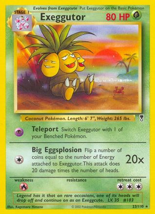 Exeggutor 023  Legendary Collection - Rare