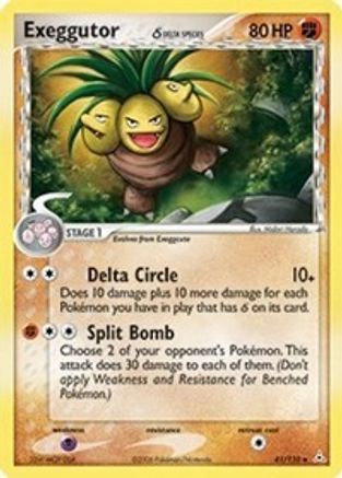 Exeggutor (Delta Species) 041  Holon Phantoms - Uncommon