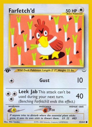 Farfetch'd 043/64  - Unlimited Neo Revelation - Common