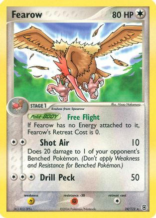 Fearow 024  FireRed & LeafGreen - Rare