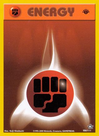 Fighting Energy 106/111  - 1st Edition Neo Genesis - Common