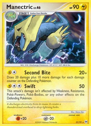 Manectric (22) 022  - Reverse Holofoil Arceus - Rare