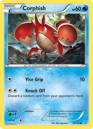 Corphish 042  XY  Primal Clash - Common