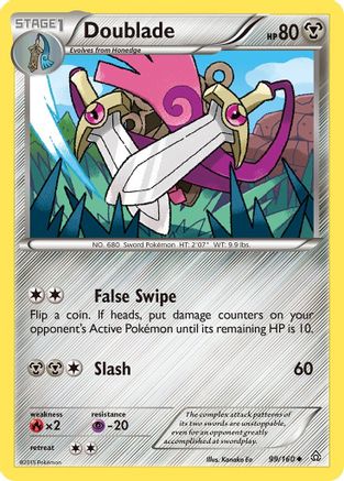 Doublade 099/160  XY  Primal Clash - Uncommon