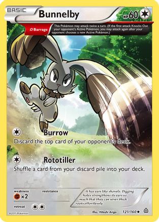 Bunnelby (Omega) 121/160  XY  Primal Clash - Uncommon