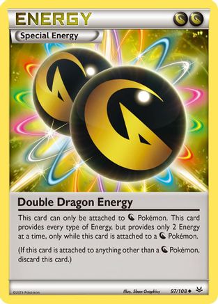 Double Dragon Energy 097/108  - Reverse Holofoil XY  Roaring Skies - Uncommon