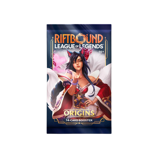 RIFTBOUND LEAGUE OF LEGENDS TCG SET 1 ORIGINS SINGLE BOOSTER PACK