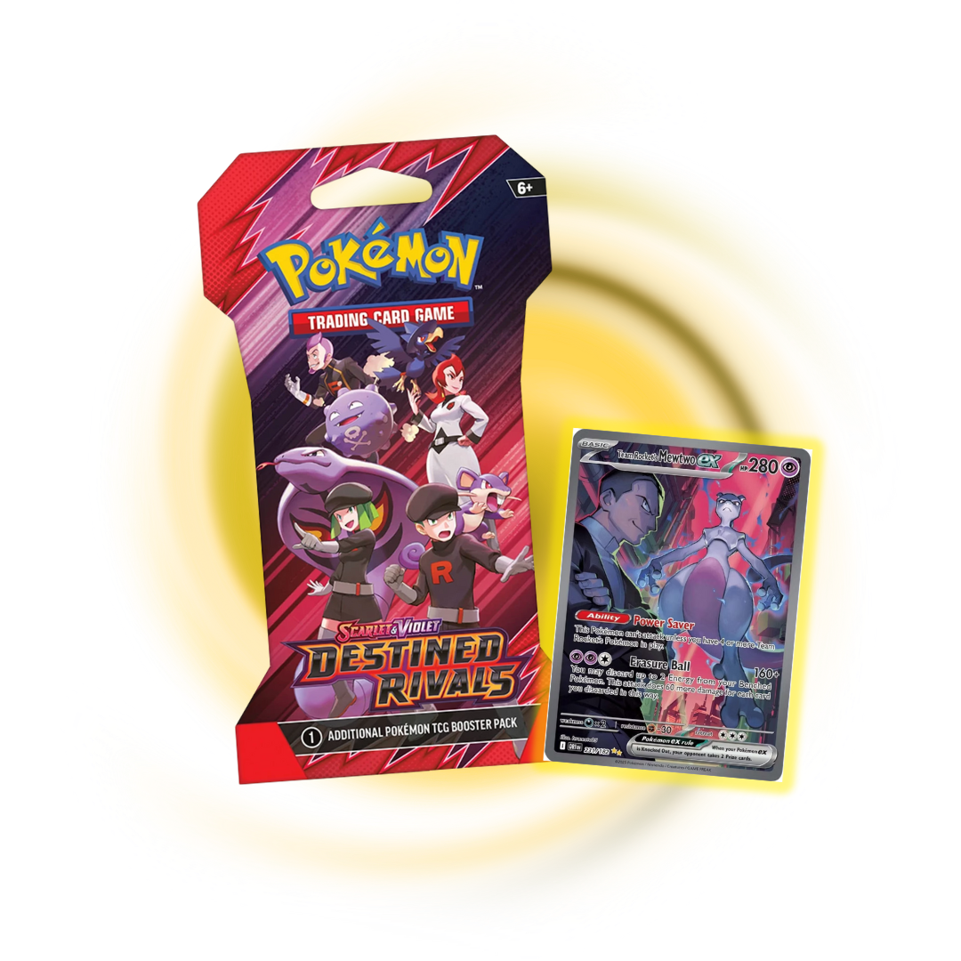 Scarlet and Violet Destined Rivals Booster Pack ( Cardboard Packaging )