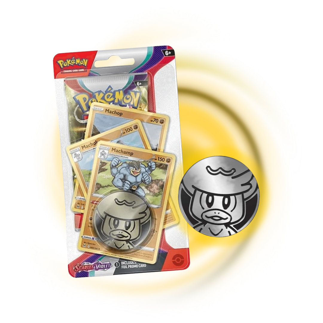 Scarlet and Violet (Base Set) Premium Checklane Blister Machamp