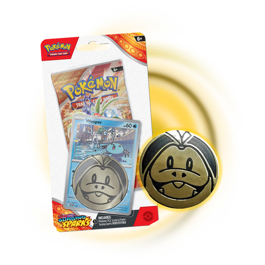 Scarlet and Violet Surging Sparks 1 Pack Checklane Blister Wooper
